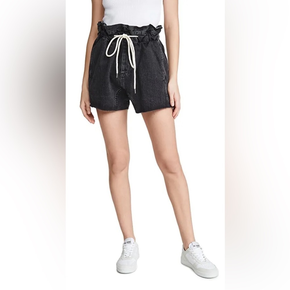 Bassike Denim Paper Bag Short